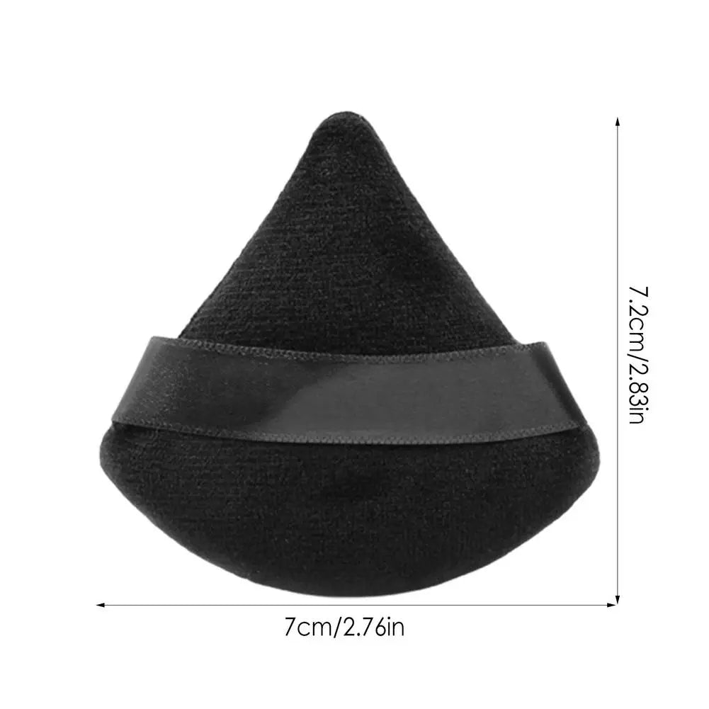 10pcs Powder Puff Triangle Pure Cotton Powder Puff Flours Women Makeup Sponge Cosmetics Soft Powder Puff Washable Lightweight