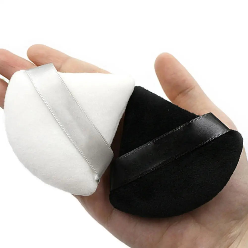 10pcs Powder Puff Triangle Pure Cotton Powder Puff Flours Women Makeup Sponge Cosmetics Soft Powder Puff Washable Lightweight