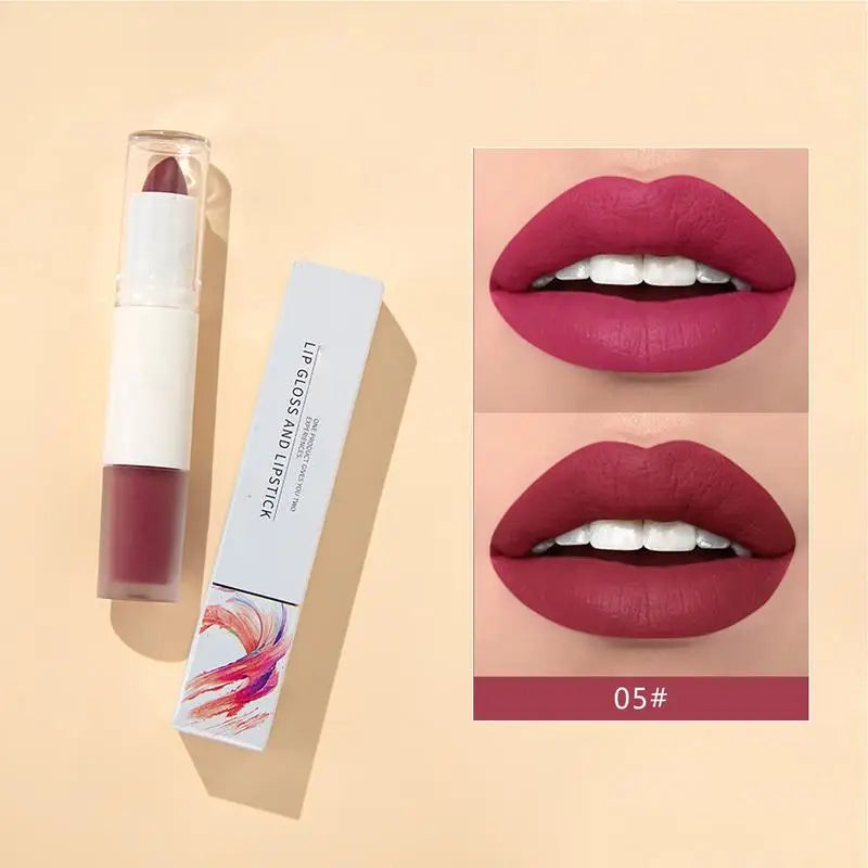 Sexy Matte Lipstick Sexy Long Lasting Velvet Matte Lip Gloss Velvet Rose Red blue purple blue black Lip Mud Lipstick lip Makeup