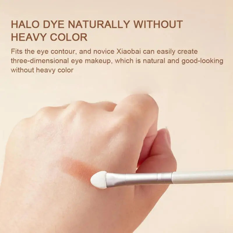 Soft Eye Smudge Brush Set Portable Sponge Head Easy To Color Makeup Tools Eye Shadow Brush Eyes Cosmetics Tools Accessories