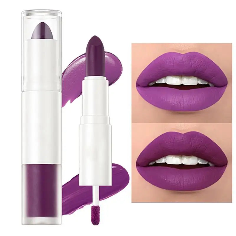 Sexy Matte Lipstick Sexy Long Lasting Velvet Matte Lip Gloss Velvet Rose Red blue purple blue black Lip Mud Lipstick lip Makeup