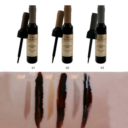 3 Color Eyebrow Tattoo Gel Black Coffee Gray Red Wine Tattoo Brow Gel Tint Peel Off Waterproof Eye Brow Tattoo Dye Eyebrow TSLM1