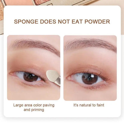 Soft Eye Smudge Brush Set Portable Sponge Head Easy To Color Makeup Tools Eye Shadow Brush Eyes Cosmetics Tools Accessories