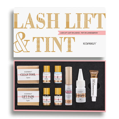 ICONSIGN Lash Lift and Tint Kit Professional Eyelash Lifting Calia Perming Lashes Tint Brow Dye Eyes Makeup Tools