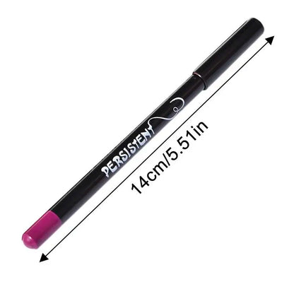 12 Colors Lipliner Pencil Lip Makeup Lipstick Pencils Waterproof Lipliner Lady Charming Lip Liner Cosmetics Maquiagem