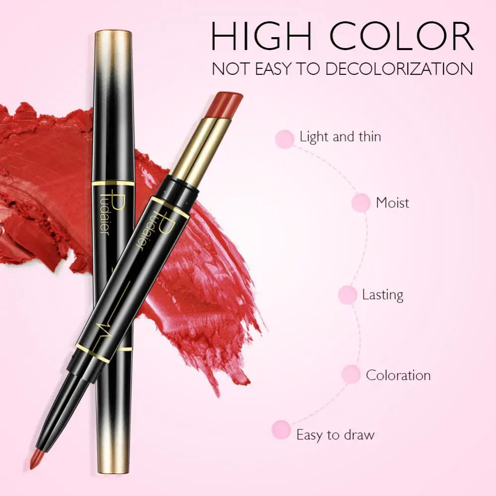 Lipstick Matte Long Lasting Cosmetics Waterproof Makeup Tool Makeup Vibrant Color Payoff All- Wear Best-selling Pencils Sexy