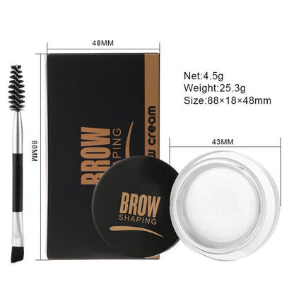 Wild Eyebrows Cream With Multi-function Eyebrow Brush Concealer Square Eye Brow For Women Eyebrow Gel Beauty Make Up Brushes