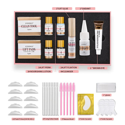 ICONSIGN Lash Lift and Tint Kit Professional Eyelash Lifting Calia Perming Lashes Tint Brow Dye Eyes Makeup Tools