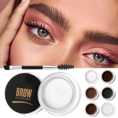 Wild Eyebrows Cream With Multi-function Eyebrow Brush Concealer Square Eye Brow For Women Eyebrow Gel Beauty Make Up Brushes