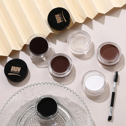 Wild Eyebrows Cream With Multi-function Eyebrow Brush Concealer Square Eye Brow For Women Eyebrow Gel Beauty Make Up Brushes